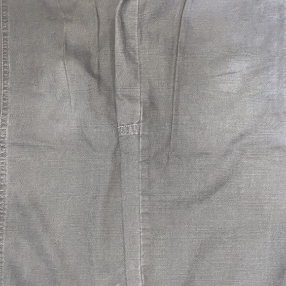 LL BEAN CARGO PANTS 8/M TALL Brown Distressed Hiking Camping - Picture 3 of 6